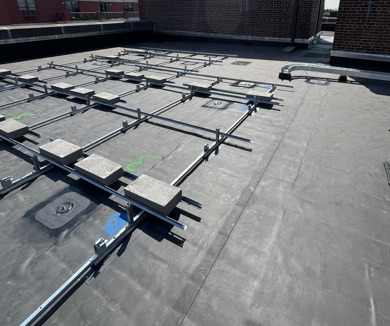 A commecial roof by Weathertite